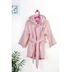 Μπουρνούζι Παιδικό Με Κουκούλα Stork 192 Pink Cotton Dimcol 1Τεμ