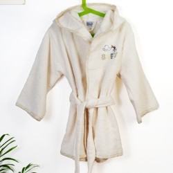 Μπουρνούζι Παιδικό Με Κουκούλα Stork 194 Ecru-Yellow Cotton Dimcol 1Τεμ