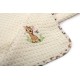 Κουβέρτα Πικέ Βρεφική Αγκαλιάς Giraffe 173 Ecru-Multi Cotton Dimcol (80x110) 1Τεμ