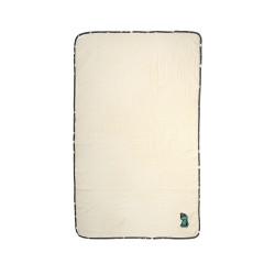 Κουβέρτα Πικέ Βρεφική Κούνιας Dinosaur 181 Ecru-Grey Cotton Dimcol (100x160) 1Τεμ Κουβέρτα Πικέ Βρεφική Κούνιας Dinosaur 181 Ecru-Grey Cotton Dimcol (100x160) 1Τεμ