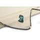 Κουβέρτα Πικέ Βρεφική Αγκαλιάς Dinosaur 181 Ecru-Grey Cotton Dimcol (80x110) 1Τεμ