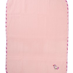 Κουβέρτα Πικέ Βρεφική Αγκαλιάς Unicorn 187 Pink Cotton Dimcol (80x110) 1Τεμ