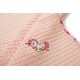Κουβέρτα Πικέ Βρεφική Κούνιας Unicorn 187 Pink Cotton Dimcol (100x160) 1Τεμ