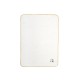 Κουβέρτα Πικέ Βρεφική Αγκαλιάς Stork 193 White-Yellow Cotton Dimcol (80x110) 1Τεμ