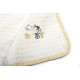 Κουβέρτα Πικέ Βρεφική Αγκαλιάς Stork 193 White-Yellow Cotton Dimcol (80x110) 1Τεμ