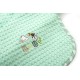Κουβέρτα Πικέ Βρεφική Αγκαλιάς Stork 195 Mint Cotton Dimcol (80x110) 1Τεμ