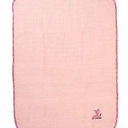 Κουβέρτα Πικέ Βρεφική Αγκαλιάς Deer 196 Pink Cotton Dimcol (80x110) 1Τεμ