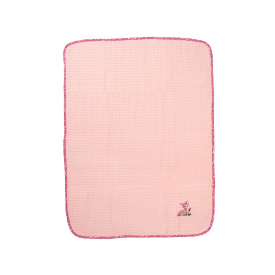 Κουβέρτα Πικέ Βρεφική Αγκαλιάς Deer 196 Pink Cotton Dimcol (80x110) 1Τεμ