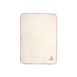 Κουβέρτα Πικέ Βρεφική Κούνιας Deer 198 Ecru-Pink Cotton Dimcol (100x160) 1Τεμ Κουβέρτα Πικέ Βρεφική Κούνιας Deer 198 Ecru-Pink Cotton Dimcol (100x160) 1Τεμ