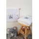 Πετσέτες Βρεφικές Σετ Bebe Studying Bear 37 White Cotton Dimcol 2Τεμ