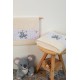 Πετσέτες Βρεφικές Σετ Bebe Studying Bear 38 Ecru Cotton Dimcol 2Τεμ