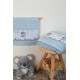 Πετσέτες Βρεφικές Σετ Bebe Pilot 118 L.Blue Cotton Dimcol 2Τεμ