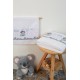 Πετσέτες Βρεφικές Σετ Bebe Pilot 119 White Cotton Dimcol 2Τεμ