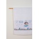 Πετσέτες Βρεφικές Σετ Bebe Pilot 119 White Cotton Dimcol 2Τεμ