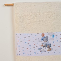 Πετσέτες Βρεφικές Σετ Bebe Painter 133 Ecru Cotton Dimcol 2Τεμ