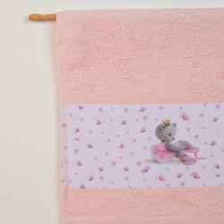 Πετσέτες Βρεφικές Σετ Bebe Ballerina 104 Pink Cotton Dimcol 2Τεμ