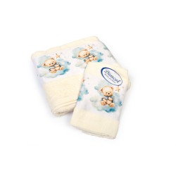 Πετσέτες Παιδικές Με Ψηφιακή Εκτύπωση Σετ Bebe Bath Cute Bear 303 Ecru Cotton Dimcol 2Τεμ Πετσέτες Παιδικές Με Ψηφιακή Εκτύπωση Σετ Bebe Bath Cute Bear 303 Ecru Cotton Dimcol 2Τεμ