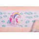 Πετσέτες Παιδικές Με Ψηφιακή Εκτύπωση Σετ Bebe Bath Magic Unicorn 315 Pink Cotton Dimcol 2Τεμ