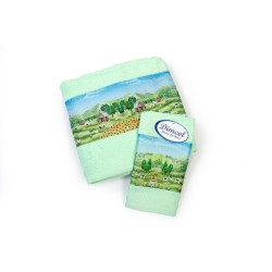 Πετσέτες Παιδικές Με Ψηφιακή Εκτύπωση Σετ Bebe Bath Farm 342 Mint Cotton Dimcol 2Τεμ Πετσέτες Παιδικές Με Ψηφιακή Εκτύπωση Σετ Bebe Bath Farm 342 Mint Cotton Dimcol 2Τεμ