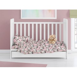 Πάπλωμα Βρεφικό Φανελένιο Κούνιας Bebe Panda Bear 97 Pink Flannel Cotton Dimcol (120x160) 1Τεμ Πάπλωμα Βρεφικό Φανελένιο Κούνιας Bebe Panda Bear 97 Pink Flannel Cotton Dimcol (120x160) 1Τεμ