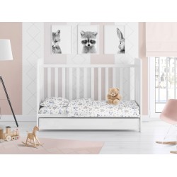 Πάπλωμα Βρεφικό Φανελένιο Κούνιας Bebe Elephant 074 White-Sky Blue Flannel Cotton Dimcol (120x160) 1Τεμ Πάπλωμα Βρεφικό Φανελένιο Κούνιας Bebe Elephant 074 White-Sky Blue Flannel Cotton Dimcol (120x160) 1Τεμ