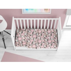 Κατωσέντονο Φανελένιο Κούνιας Bebe Panda Bear 97 Pink Flannel Cotton Dimcol (70x140+15) Με Λάστιχο 1Τεμ Κατωσέντονο Φανελένιο Κούνιας Bebe Panda Bear 97 Pink Flannel Cotton Dimcol (70x140+15) Με Λάστιχο 1Τεμ