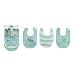 Σαλιάρες Βρεφικές Με Velcro Σετ Mammoth 26 Green Με Επένδυση Terry Dimcol 5Τεμ Σαλιάρες Βρεφικές Με Velcro Σετ Mammoth 26 Green Με Επένδυση Terry Dimcol 5Τεμ