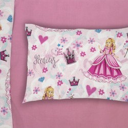 Μαξιλαροθήκη Βρεφική Κούνιας Bebe Princess 390 Pink Dimcol (35x45) 1Τεμ Μαξιλαροθήκη Βρεφική Κούνιας Bebe Princess 390 Pink Dimcol (35x45) 1Τεμ