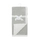 Κουβέρτα Fleece Με Sherpa Αγκαλιάς Bebe Cord Ριγέ 10 Grey Jacquard Dimcol (75x100) 1Τεμ