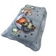 Κουβέρτα Βελουτέ Κούνιας Bebe Crescent Moon 33 Light Grey Dimcol (110x140) 1Τεμ