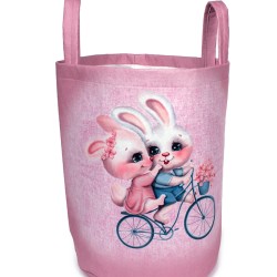 Παιδικό Καλάθι Αποθήκευσης Best Friends 34 Pink Υφασμάτινο Dimcol (50x30x45 ) 1Τεμ