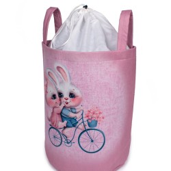 Παιδικό Καλάθι Αποθήκευσης Best Friends 34 Pink Υφασμάτινο Dimcol (50x30x45 ) 1Τεμ