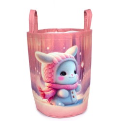 Παιδικό Καλάθι Αποθήκευσης Snowy Day 43 Rotten Apple Υφασμάτινο Dimcol (50x30x45 ) 1Τεμ