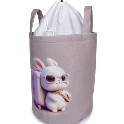 Παιδικό Καλάθι Αποθήκευσης Vacation 44 Elephant Υφασμάτινο Dimcol (50x30x45 ) 1Τεμ