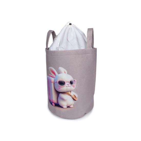 Παιδικό Καλάθι Αποθήκευσης Vacation 44 Elephant Υφασμάτινο Dimcol (50x30x45 ) 1Τεμ