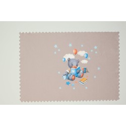 Σουπλά Φαγητού Bebe Studying Bear 40 Beige-Brown Dimcol (35x50) 1Τεμ