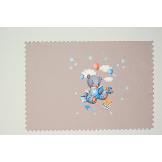 Σουπλά Φαγητού Bebe Studying Bear 40 Beige-Brown Dimcol (35x50) 1Τεμ