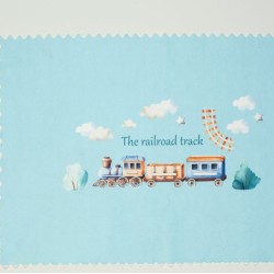 Σουπλά Φαγητού Bebe Railroad 93 L.Blue Dimcol (35x50) 1Τεμ