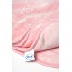 Κουβέρτα Βελουτέ Κούνιας Bebe Sweet Bear 12 Baby Pink Dimcol (110x140) 1Τεμ