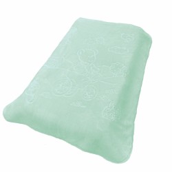 Κουβέρτα Βελουτέ Κούνιας Bebe Bicycle Bear 20 Mint Dimcol (110x140) 1Τεμ