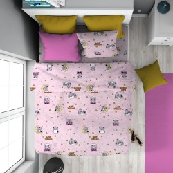 Πάπλωμα Παιδικό Μονό Kids Sweet Dreams 550 Pink Cotton Dimcol (160x240) 1Τεμ