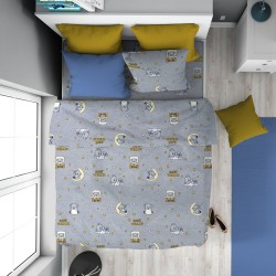 Πάπλωμα Παιδικό Μονό Kids Sweet Dreams 552 Grey Cotton Dimcol (160x240) 1Τεμ