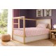 Παπλωματοθήκη Παιδική Μονή Kids Rabbit Garden 585 Pink Cotton Dimcol (160x240) 1Τεμ
