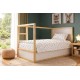 Σεντόνια Παιδικά Μονά Σετ Kids Whimsical Mountainside 588 White-Grey Cotton Dimcol (160x240 ) Με Λάστιχο 3Τεμ