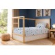 Σεντόνια Παιδικά Μονά Σετ Kids Bear's Playtime 591 Sky Blue Cotton Dimcol (160x240) 2Τεμ