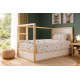 Σεντόνια Παιδικά Μονά Σετ Kids Bear's Playtime 592 Beige Cotton Dimcol (160x240) 2Τεμ