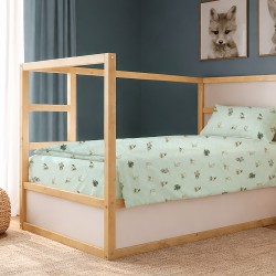 Παπλωματοθήκη Παιδική Μονή Kids Bear's Playtime 593 Mint Cotton Dimcol (160x240) 1Τεμ