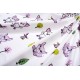 Παπλωματοθήκη Παιδική Μονή Kids Foxes 594 White-Pastel Lilac Cotton Dimcol (160x240) 1Τεμ