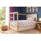Παπλωματοθήκη Παιδική Μονή Kids The Floating Zoo 597 White-Pink Cotton Dimcol (160x240) 1Τεμ