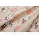 Μαξιλαροθήκη Παιδική Kids Floating Bunny 714 Beige-Salmon Cotton Dimcol (50x70) 1Τεμ